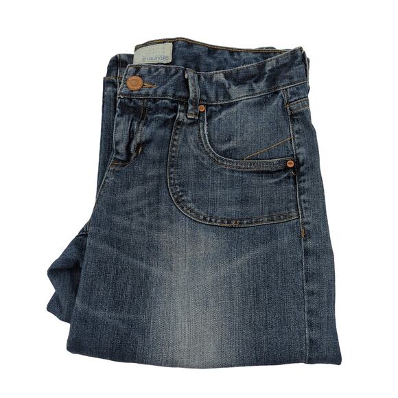 Maurices Denim - EUC Maurices blue Jeans Cotton Blend Low Rise Womens Size 9 Acid Wash Pockets